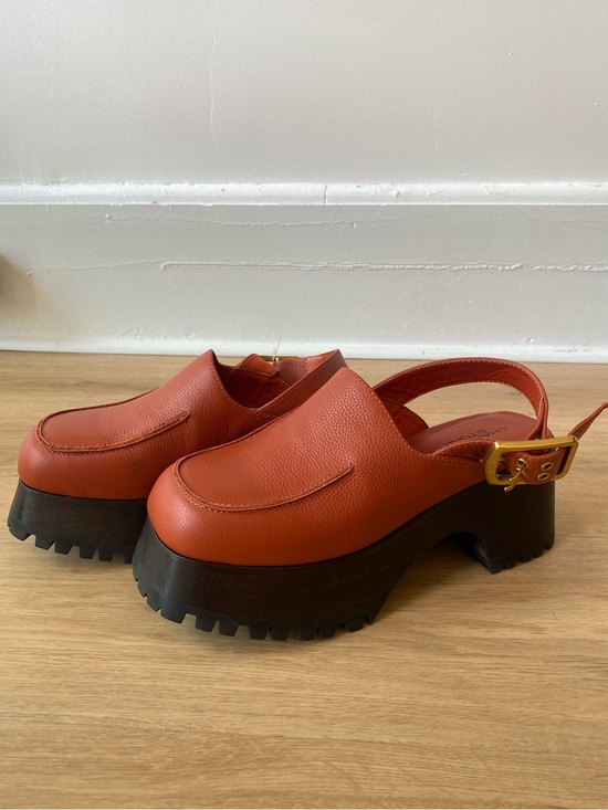 Charlotte Stone Shoes - Charlotte Stone “Carlos” sienna slingback clog
